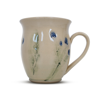 Kerámia bögre Flora Blue 350 ml – Crater sorozat