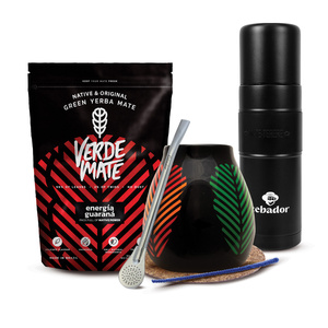 Yerba Mate készlet Verde Mate 400g 0,4kg Yerbomos XL + Mate Tök + Bombilla