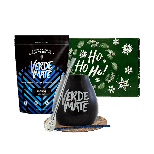 Ajándékkészlet Yerba Mate Verde Mate Mas IQ 0,5kg