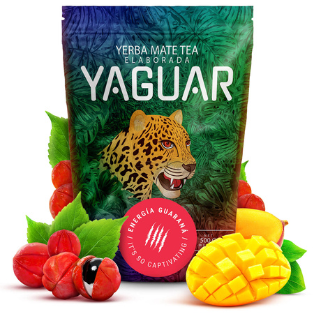 Ajándékkészlet Yerba Mate Yaguar Energia Guarana 0,5kg