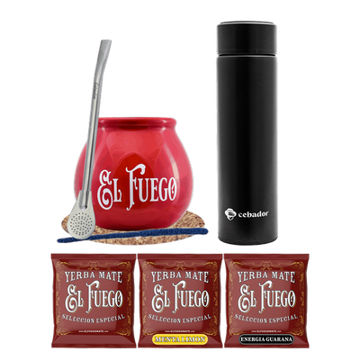 Yerba Mate 150g Mate tök 3x50g termosz készlet