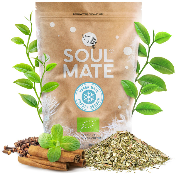 Ajándékkészlet Yerba Mate Soul Mate Frosty Season 500g