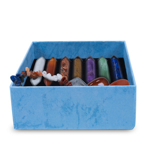 Csakrakő készlet karkötővel – ajándékdobozban