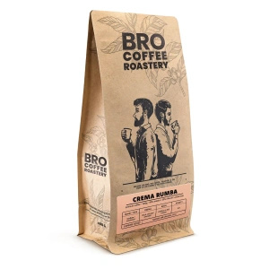 Bro Coffee Roastery – Szemes kávé Crema Rumba 400 g
