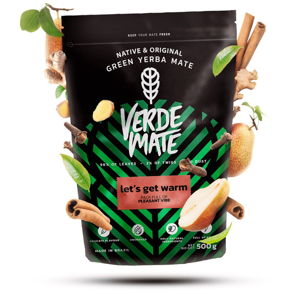 Téli ajándékkészlet Yerba Mate Verde Mate Let's Get Warm 0,5kg