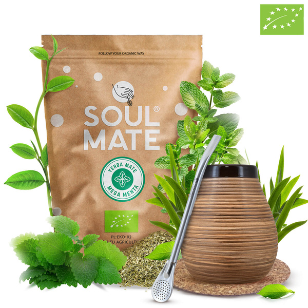 Yerba Mate készlet Soul Mate 500g 0,5kg Mate Tök + Bombilla