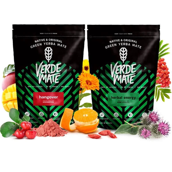 Yerba Mate készlet: Verde Mate Herbal Energy + Hangover 2x500g
