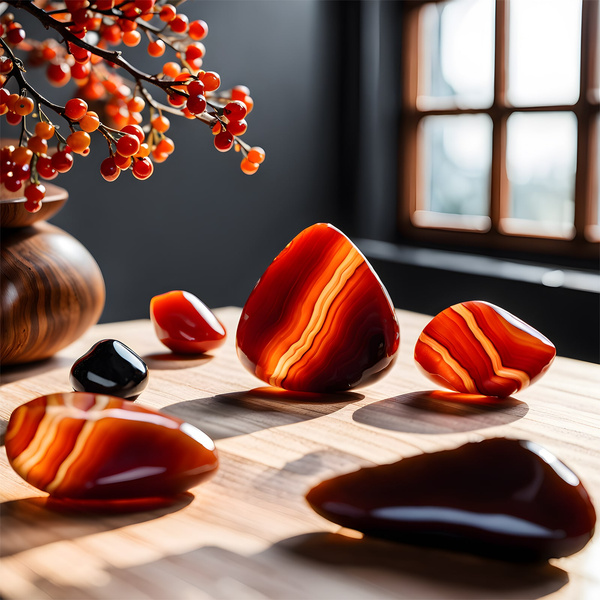 Természetes kövek, kristályok és füstölők készlete - ezotéria, jóga, meditáció