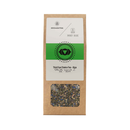 Készlet a homlokcsakra (Ajna) számára: csakra tea + mágikus kő
