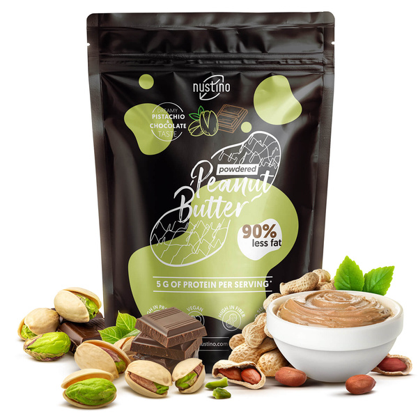 Nustino mogyoróvajpor készlet: különféle ízek 3x400g