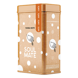 Yerbera – Fém doboz + Soul Mate Orgánica Anís 0,5 kg