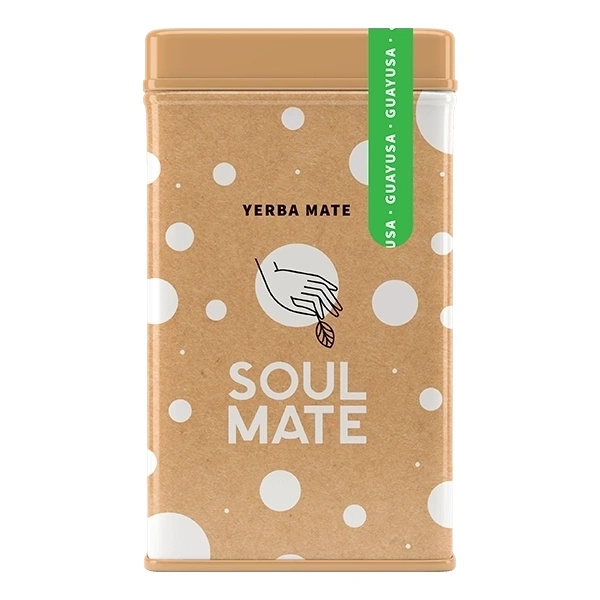 Yerbera – Fém doboz + Soul Mate Orgánica Guayusa 0,5 kg