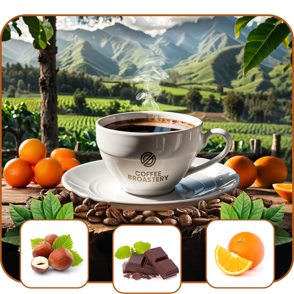 Bro Coffee Roastery - Egész kávébabos Amico dall'Italia Espresso Roast 400g