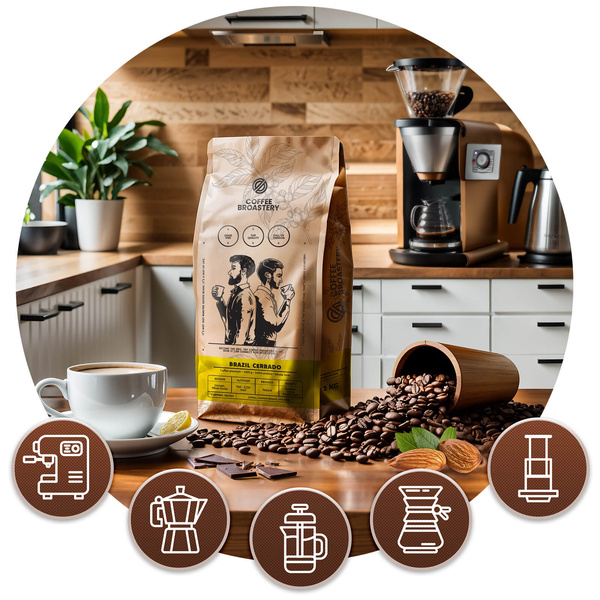 Bro Coffee Roastery szett: Brazil Cerrado kávé + bögre