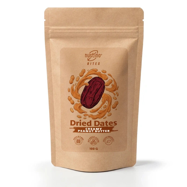 Nustino Bites – Szárított Datolya – Creamy Peanut Butter 100 g