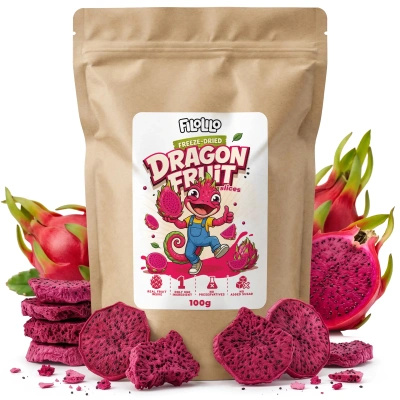 FiloLilo – Liofilizált sárkánygyümölcs (szeletek) 100 g