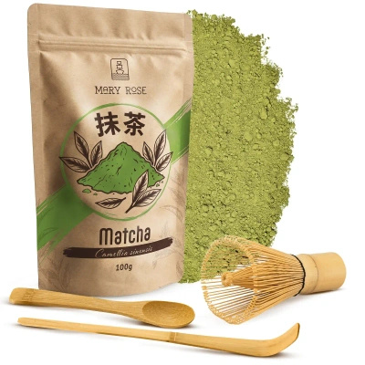 Szett Tradicionális Matcha 100g + Chasen + Chashaku