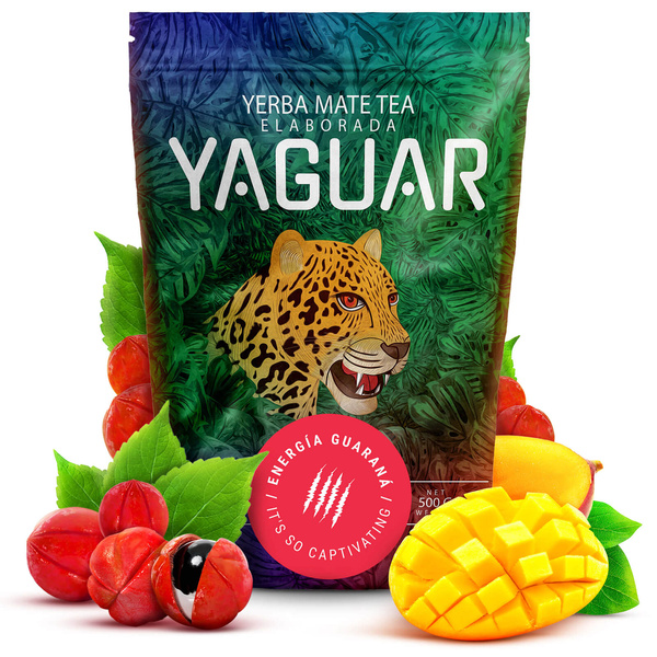 Ajándékkészlet Yerba Mate Yaguar Energia 0,5kg