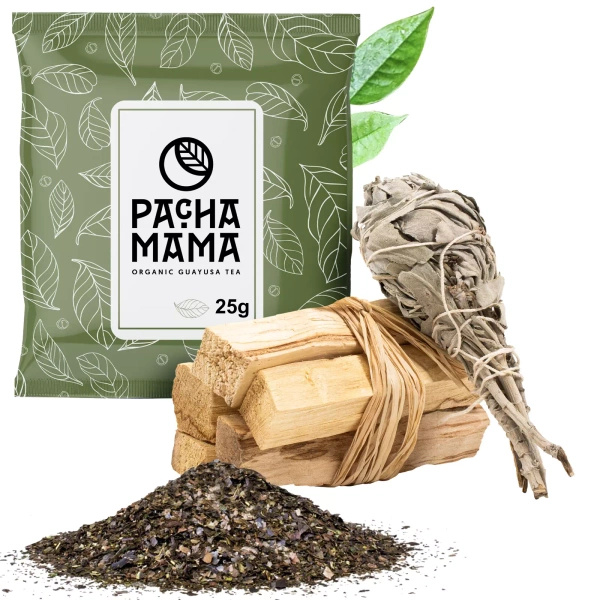 Palo santo füstölő készlet + zsálya köteg + Guayusa