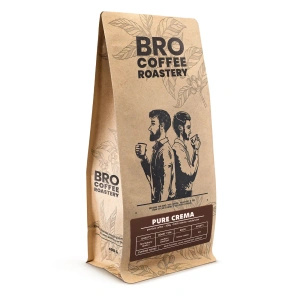 Bro Coffee Roastery – Szemes kávé Pure Crema 400 g