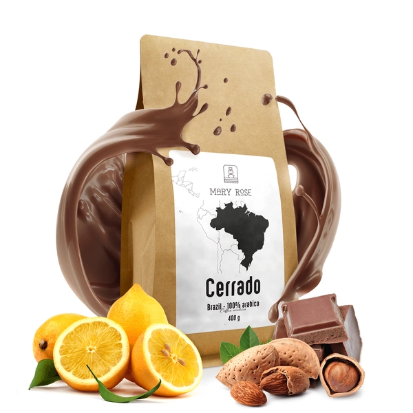 Mary Rose - egész bab kávé Brazília Cerrado prémium 400g