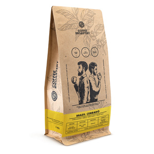 Bro Coffee Roastery - Egész kávébabos Brazil Cerrado Premium 1kg