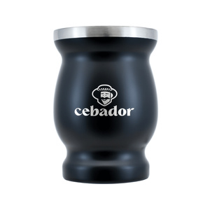 TermoMate Cebador – termosbögre yerba matéhoz – 190 ml (fekete)