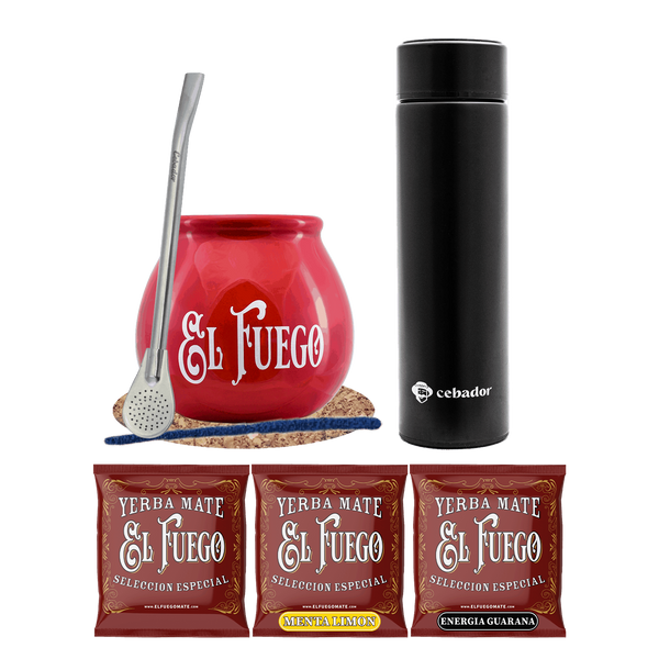 Yerba Mate 150g Mate tök 3x50g termosz készlet