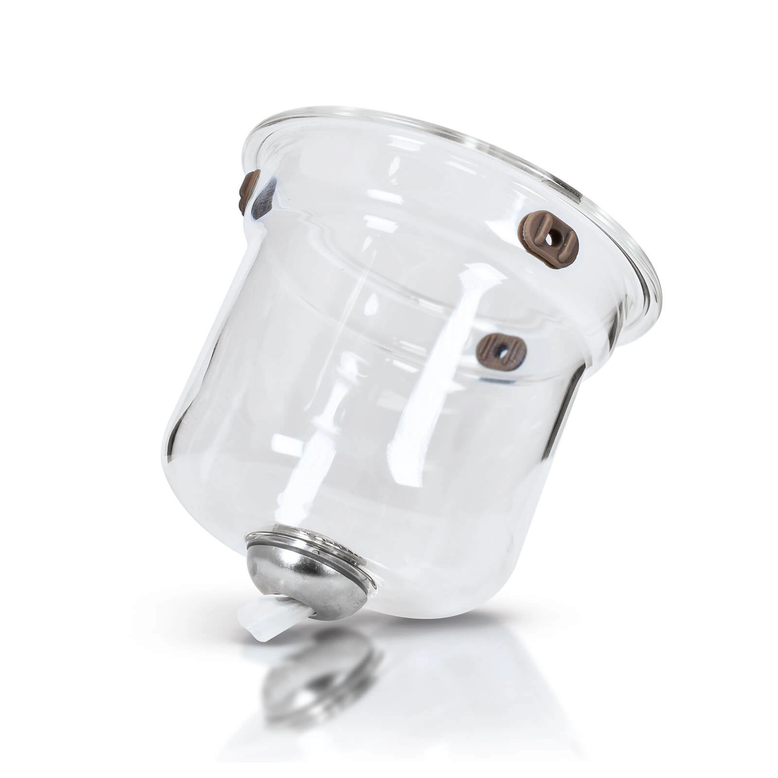 Glass teapot with magnetic infuser