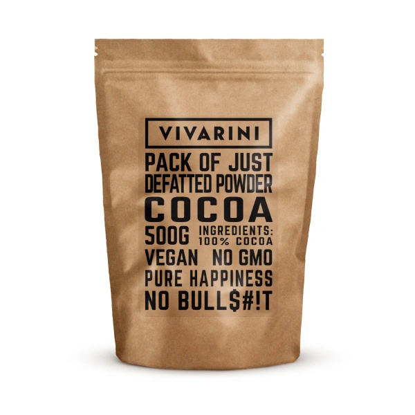 Vivarini – Alkalizált kakaó sötét (por) 0,5 kg