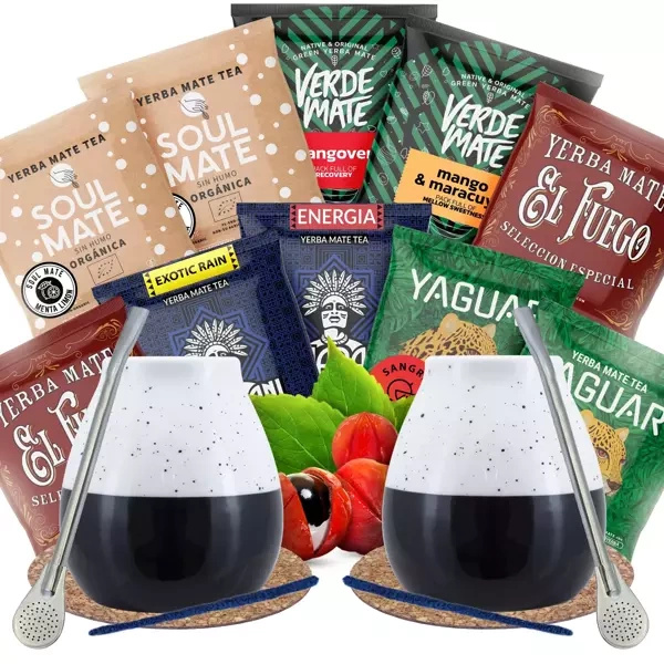 Yerba Mate készlet két személyre Gyümölcsös kezdéshez