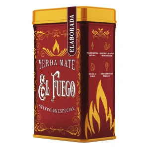 Yerbera – Fém doboz + El Fuego Elaborada 0,5 kg