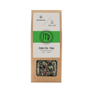 Aromantra x Mary Rose – Állatövi tea – Szűz (zöld tea) 50 g