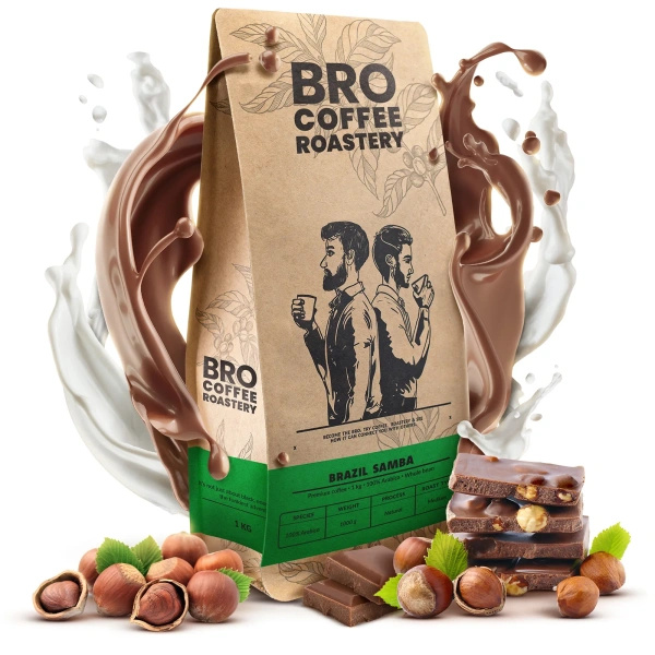 Készlet Bro Coffee Roastery Brazil Samba + Brazil Cerrado 2x1kg (2kg)