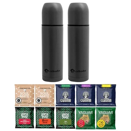 Yerba Mate OUTDOOR készlet 10x50g Yerbomos AllInOne