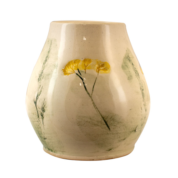 Kerámia mate csésze Flora Yellow 300 ml – Crater sorozat