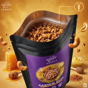 Nustino Crunch – Pörkölt kesudió – Honey Mustard Crunch 100 g