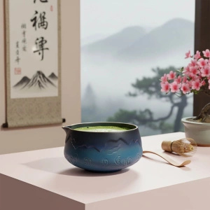 Ceremoniái matcha teafőző készlet: japán BIO matcha 30g + kiegészítők