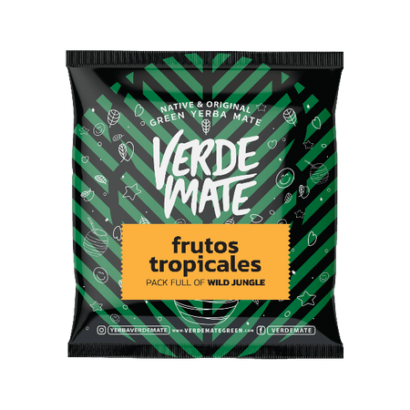 Yerba Verde Mate Zöld Frutos Tropicales 50g