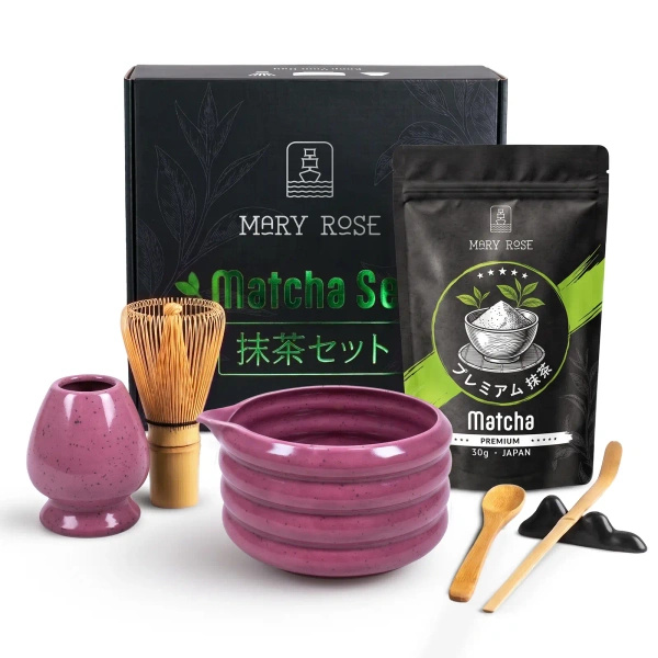Ajándékcsomag: prémium japán matcha + matchawan + bambuszkiegészítők