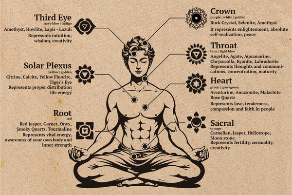 Papírcímke Buddha kövek TTL 100mm x 150mm