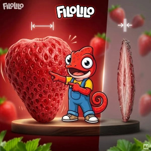 FiloLilo – Liofilizált eper (egész) 100 g