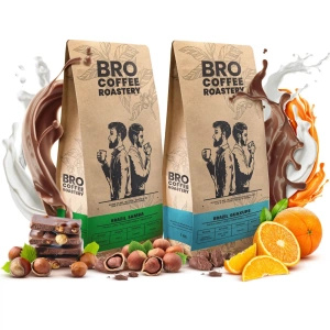 Készlet Bro Bro Coffee Roastery Brazil Guaxupe + Brazil Samba 2x1kg (2kg)