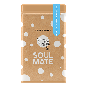 Yerbera – Fém doboz + Soul Mate Orgánica Frosty Season 0,5 kg