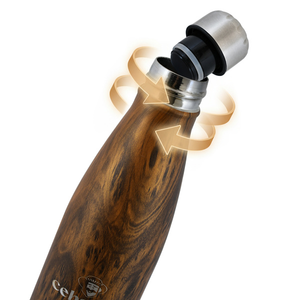 Cebador termosz 500 ml – fa szín