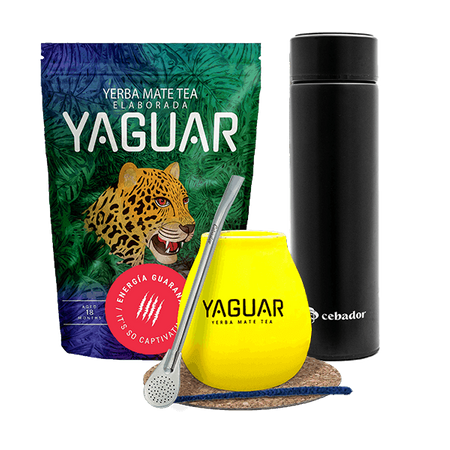 Yerba Mate Yaguar Energia 500g 0,5kg termosz készlet