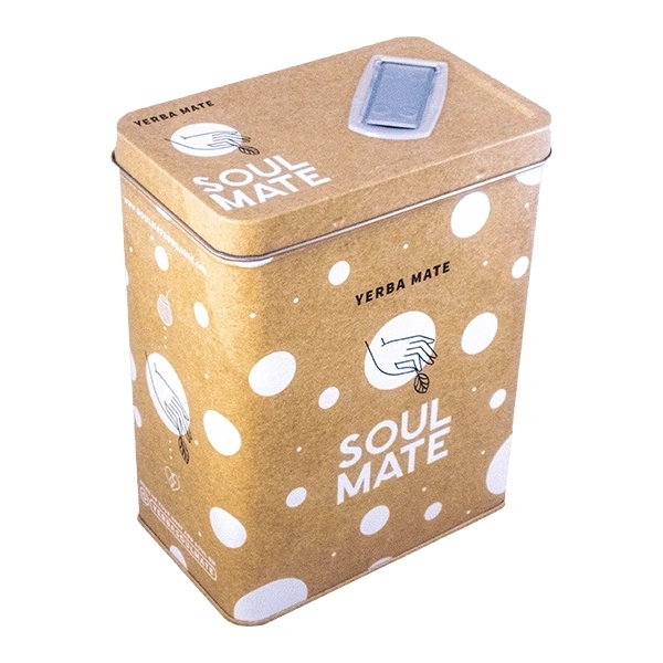 Yerbera – Fém doboz + Soul Mate Orgánica Guayusa 0,5 kg