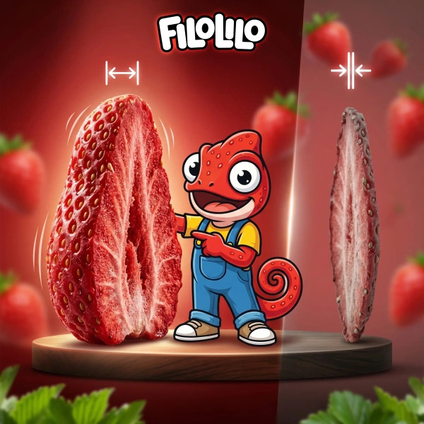 FiloLilo – Liofilizált eper (szeletek) 100 g