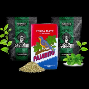 Yerba Mate Elaborada készlet: 2x Guarani + 1x Pajarito