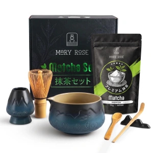Ajándékcsomag: prémium japán matcha + matchawan + bambuszkiegészítők